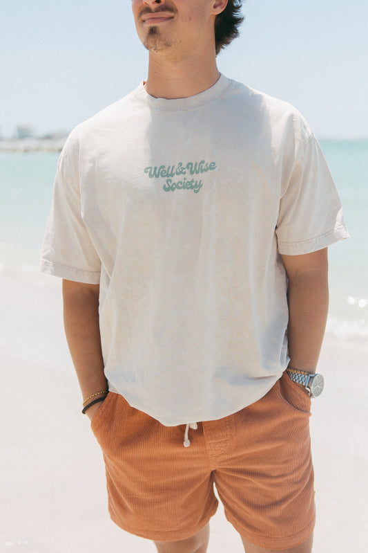 100% Cotton Oversized Snow Washed T-Shirt