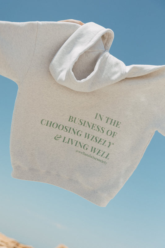 Well & Wise Society Oversize Fleeced Hoodie