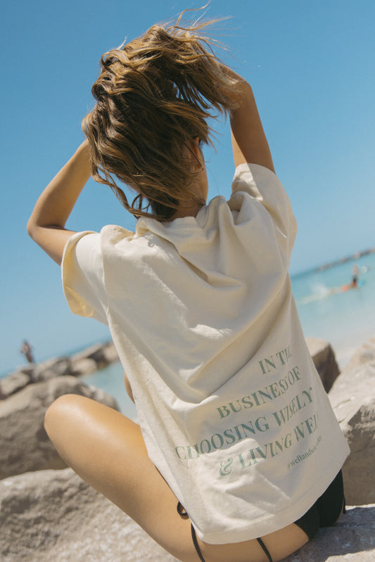 100% Cotton Drop Shoulder T-Shirt