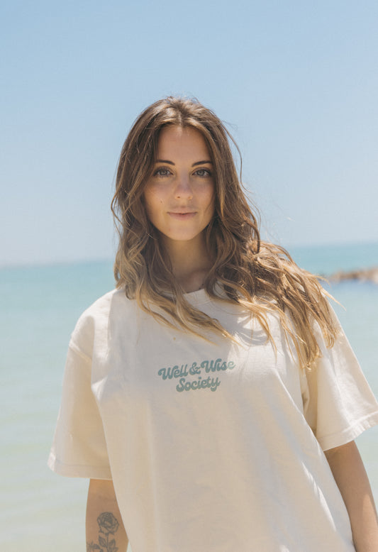 100% Cotton Drop Shoulder T-Shirt