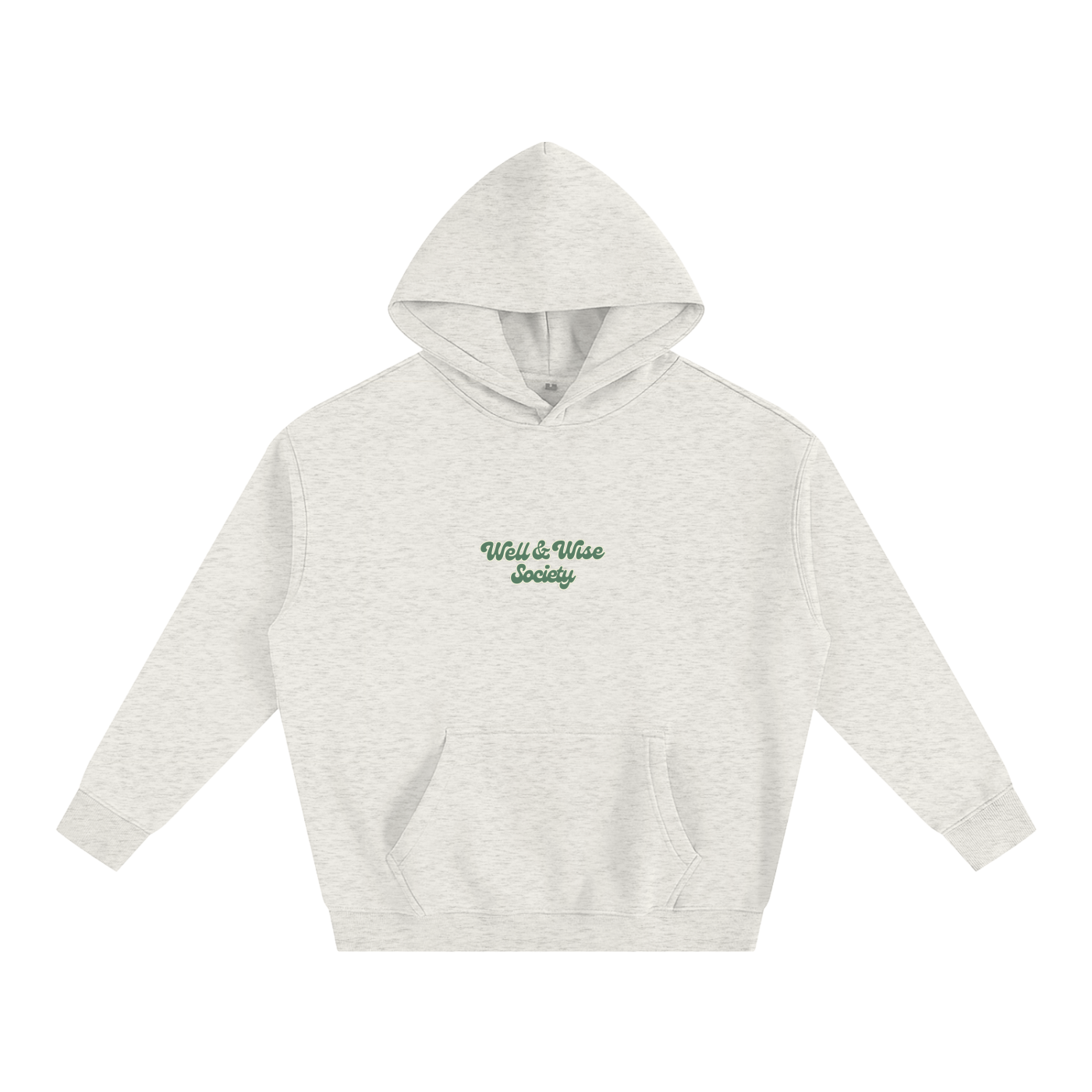Well & Wise Society Oversize Fleeced Hoodie
